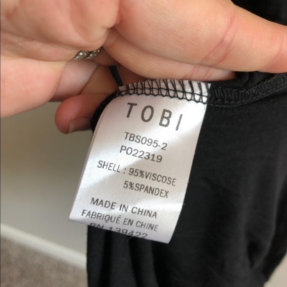 TOBI BEYOND THE SEA BLACK MAXI DRESS - Picture 6 of 8